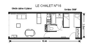 Le Chalet - Piscine - Studio pour 6 Personnes MAE-4923 - 4
