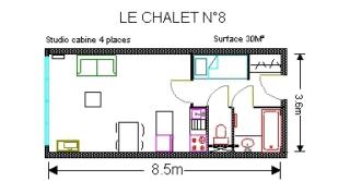 Le Chalet - Piscine - Studio pour 4 Personnes MAE-5003 - 1