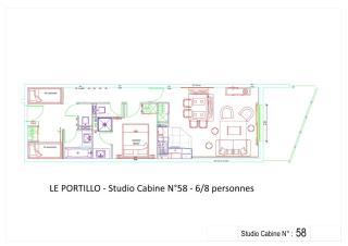 Résidence Le Portillo - Piscine - Studio pour 8 Personnes MAE-5133 - 1