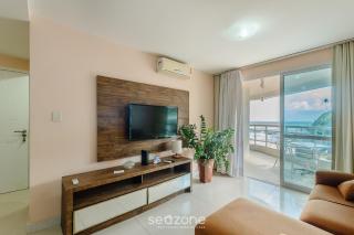 Apto c/ varanda e vista a passos da Praia OPR0303 - 5