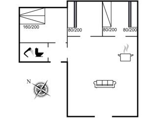 Holiday Home Evi - 500m from the sea by Interhome - Jerup - 9