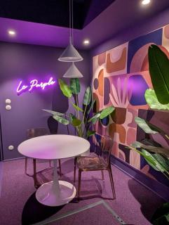 Le Purple, love room centre ville avec parking - 9