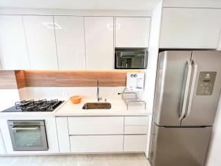 Home 48 I Apto pé na areia e com Piscina Aquecida em Bertioga - Bertioga - 4
