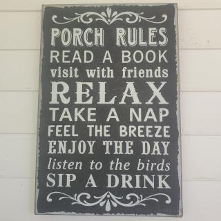 Porch life in Sunbury - 2