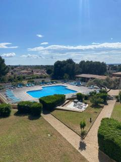 L' instant Bohème T2 1 chambre clim , piscine , parking wifi - 7