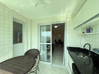 Lindo Apartamento vista mar, 2 dormitórios com suite, próximo a prefeitura praia grande - 6