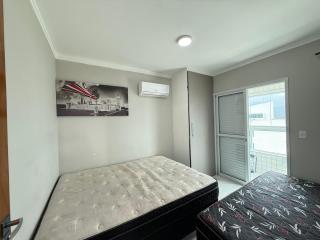Lindo Apartamento vista mar, 2 dormitórios com suite, próximo a prefeitura praia grande - 1