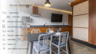 L103 New studio Apt AC Rooftop Panoramic views - 9