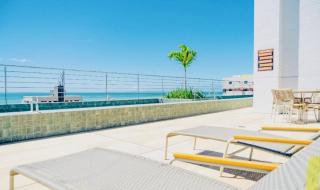 Apartamento 2 quartos, luxuosos com piscina na cobertura e 2 min da praia de Manaira - 7