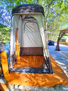 Starlit Riverfront Glamping Suite AC, WiFi, Games - 9