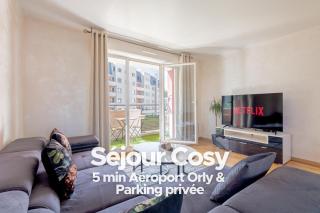 Séjour Cosy - 5 min Aéroport Orly - Parking Privée & Terrasse - 0