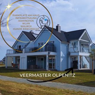 Veermaster im Ostseeresort Olpenitz, 300m zur Ostsee, Infrarotsauna, Wallbox - 0