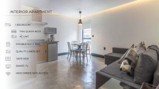 L301 1Bdrm 1bath fits 6 AC Rooftop views - 9