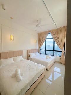 Twin Tower Residence Brand New Minimalist Suite 7pax 3 Min Walk from CIQ - 4