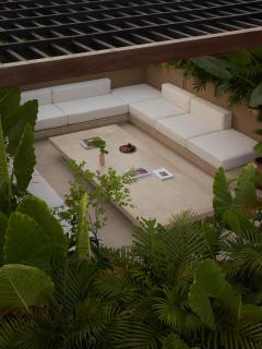 Beachside Villa with Rooftop Pool, 3min to Finns - Canggu - 2