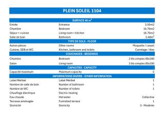 Résidence Plein Soleil - APPARTEMENT CLAIR ET CHALEUREUX, LABEL MERIBEL MAE-7500 - 2