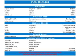 Résidence Plein Soleil - JOLIE VUE PISTES, GRANDE TERRASSE SUD MAE-7486 - 1