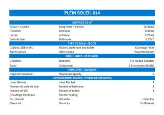 Résidence Plein Soleil - APPARTEMENT CONFORTABLE LABEL MERIBEL, BELLE VUE VALLEE MAE-7561 - 2