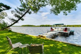 Lakefront Retreat with Pedal Boat and Dock in Kalkaska - 0