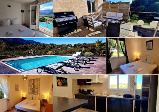 Villa Bella Vista, 4ch, piscine - Figari - 9