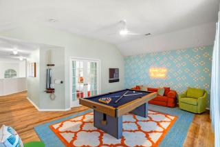 Resort Style Backyard Pool Pickleball Court - 8