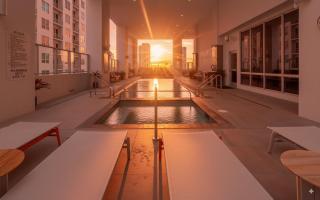 Explore Miami's Heat - Cozy Studio POOL & GYM - Miami - 9