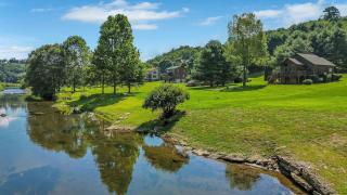 Cozy Cabin Right on the New River in Todd - Easy River Access - Fire Pit - 0