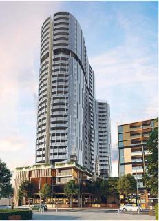 High-Rise Balcony Unit with City Views Gym Pool - 5