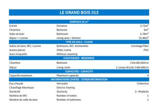 Résidence Grand Bois B - CONFORTABLE 2 PIECES, SKIS AUX PIEDS ET PROCHE DES COMMERCES MAE-3274 - 4