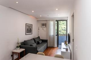 Flat Copacabana - Área de lazer e varanda - 0