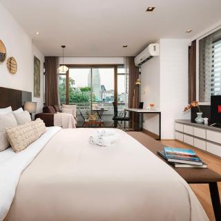 Quiet Asoke/Nana BTS Retreat w/ Skyline & Gym/Park - 9