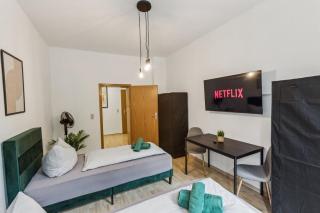 Monteurwohnung bis 16 Personen WLAN, Waschmaschine, Smart-TV, Balkon - 4