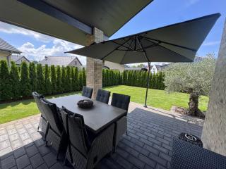 Schönes Ferienhaus mit Sauna am Harkebrügger See in der Nähe von Oldenburg - Barßel - 8