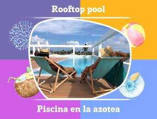 Caribbean WAVE DREAM BEACH Studios HOTEL with WiFi ROOFTOP POOL & SPA - 4