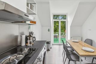 Jenapartments 4SZ 8P Zentral, Terrasse, Waschtrockner - 6