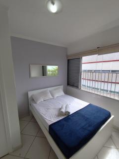 12F- Pe na Areia do Tombo-2 Quartos, Ar Cond, 2w, 1 vaga e Roupas de Cama - Guarujá - 5