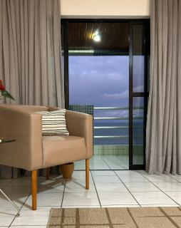 Paradise Flat Decorado Equipado com Vista Mar - 1