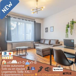 CATTENOM NEW NOVÝ NOWY НОВИЙ - 3 min Parking, Wi-Fi, Nespresso - Repos assuré, calme & confort - Rest guaranteed, quiet & comfy - 0