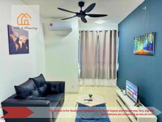 RumaKU at Horizon Suite KLIA - 1BR - Wifi - 6