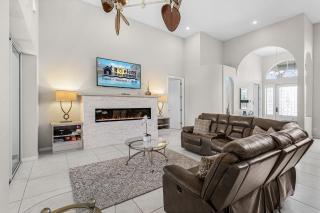 Riverfront Luxury with Heated Pool, Spa & Private Dock - Sunny Shores Escape - 3