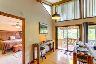 Maggie Valley Mountain Escape with Fireplace and Deck! - 4