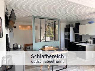 Bude im Harz - Perfekt für Zwei plus Hund, Wanderer, Biker, Ruhesuchende, sonnige Loggia - 5