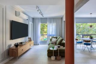 Sinta-se em casa a 100m da praia! 3 suites - 6