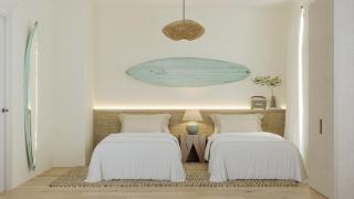 The Surfer's Yas 2BR plus Study Room Apartment, Full canal & pool view, Theme Parks Yas - 2