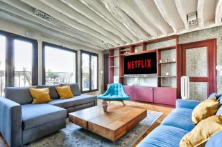 Le Marais Superb Apartment Terrace Paris Free Netflix - 0