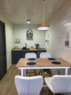 White Scandinavian Barn House - 1