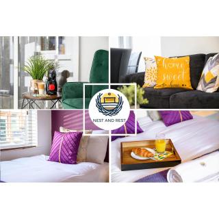 Bright and Cosy 3-bedroom Home near Manchester - Free parking - Sleeps 6 - 8