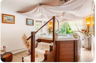 Chambre d'hôte Rose avec petit déjeuner Sauna et Jacuzzi en option - 4