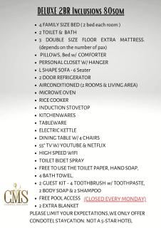 Monarch Parksuites 2BR Deluxe 4 Family beds - 6