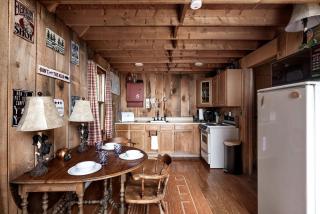 Rustic-Modern Chalet w/ Fire Pit, Deck & Views in Slanesville, WV - 8